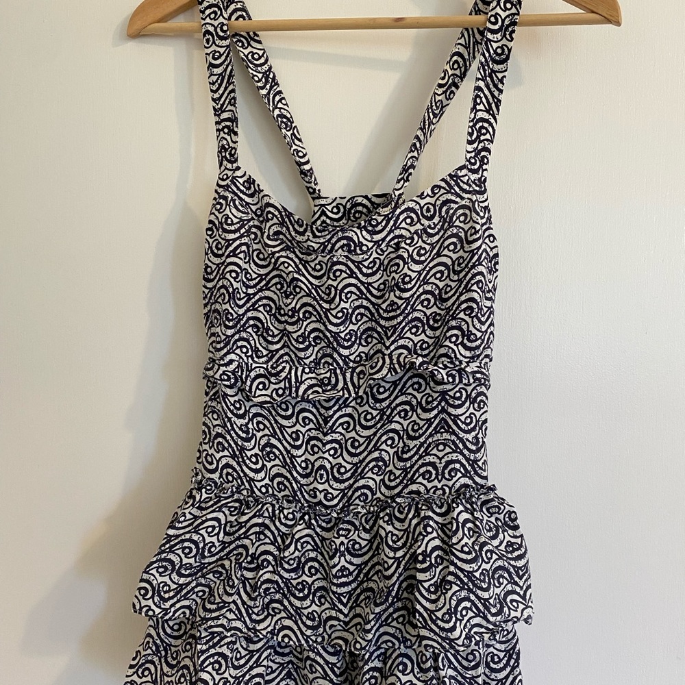 Banana Republic, fun cross back and frilly top
